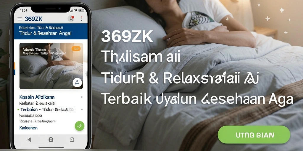 Antarmuka 369ZK yang ramah pengguna untuk Tidur & Relaksasi.