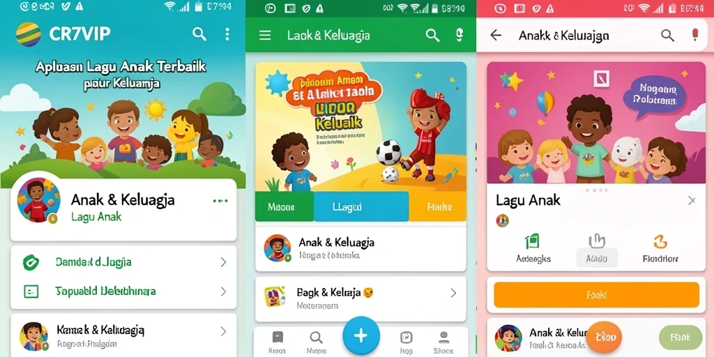 Tampilan antarmuka <strong>CR7VIP</strong> yang ceria dan menarik untuk anak-anak.
