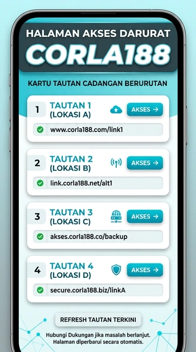 Tampilan link alternatif corla188