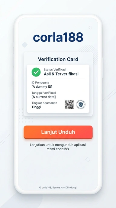 Tampilan kanal resmi corla188